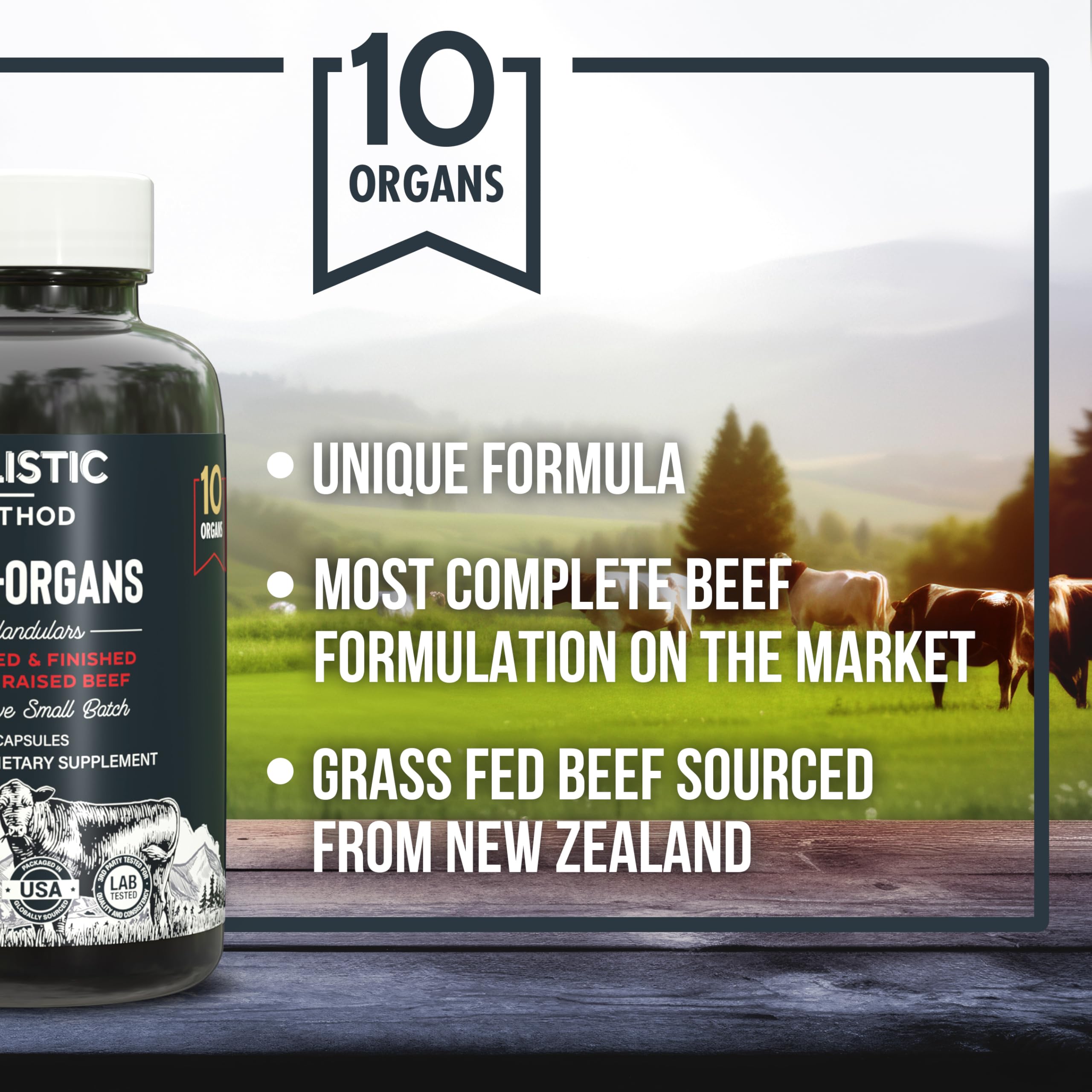 Carnivore Method New Zealand sourcing label emphasizing grass-fed quality.