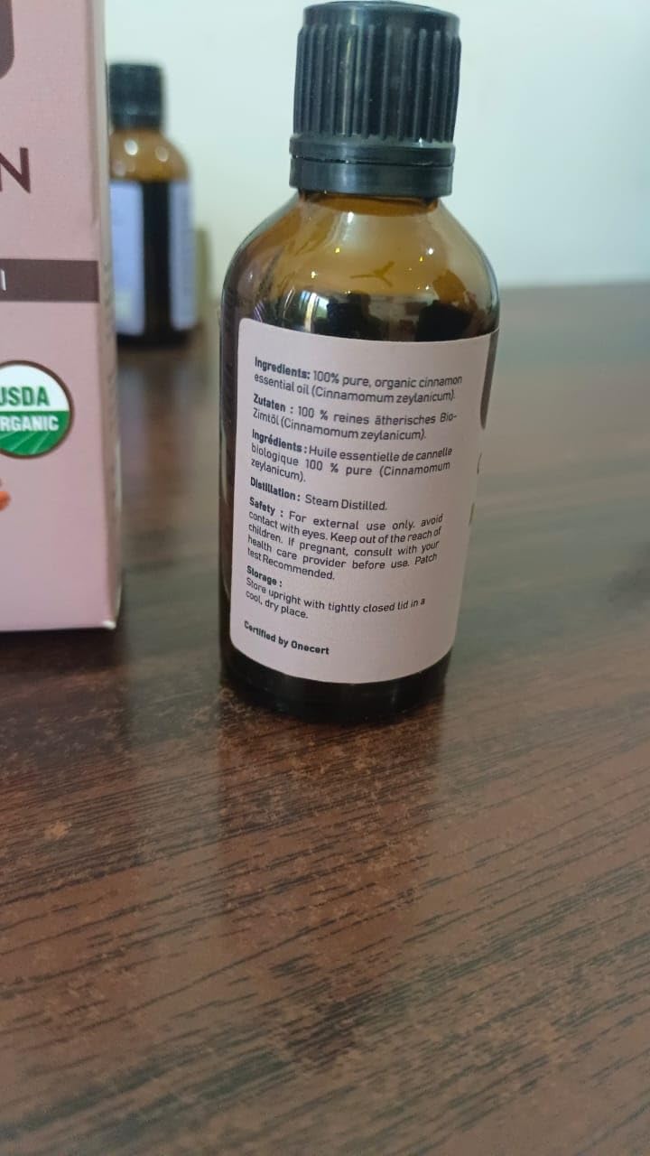 Premium glass dropper included with Carno Calm Cinnamon Oil