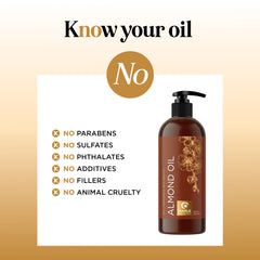 Carrier oil setup for essential oils with almond oil