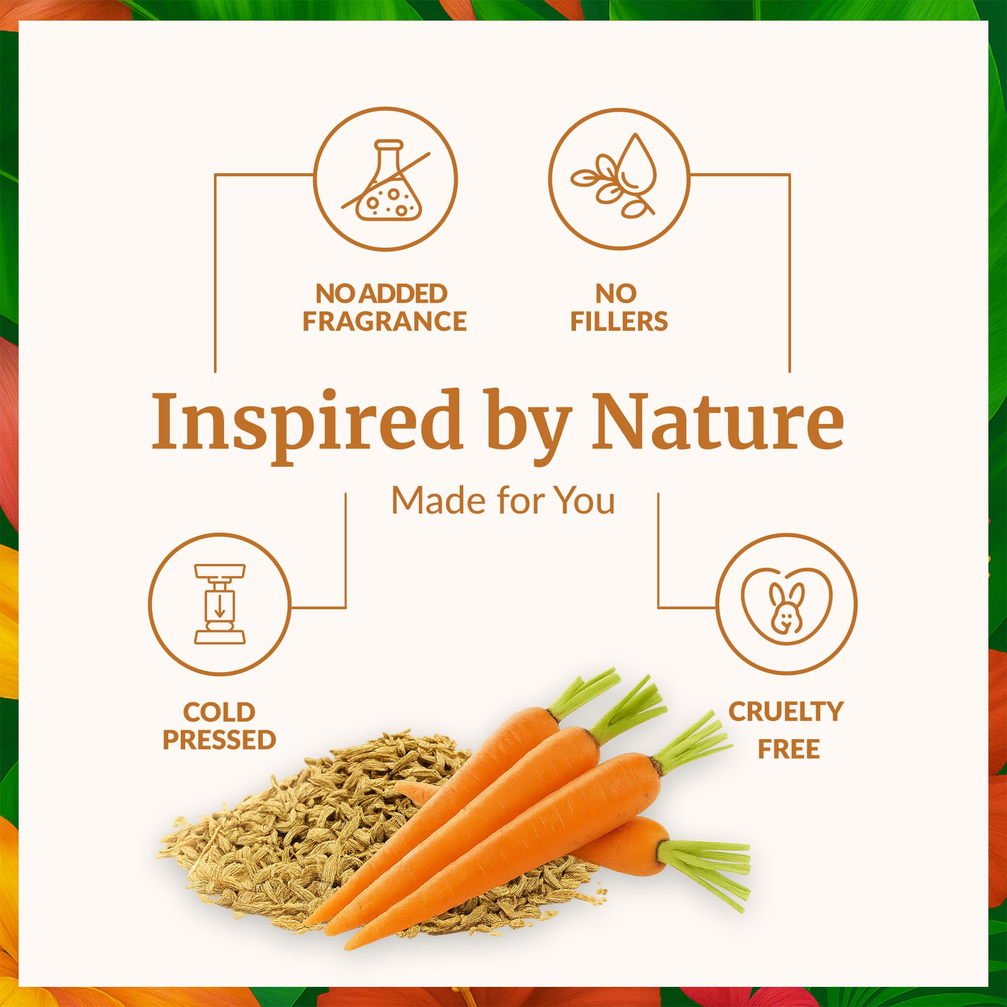 Carrot seed oil applied to face