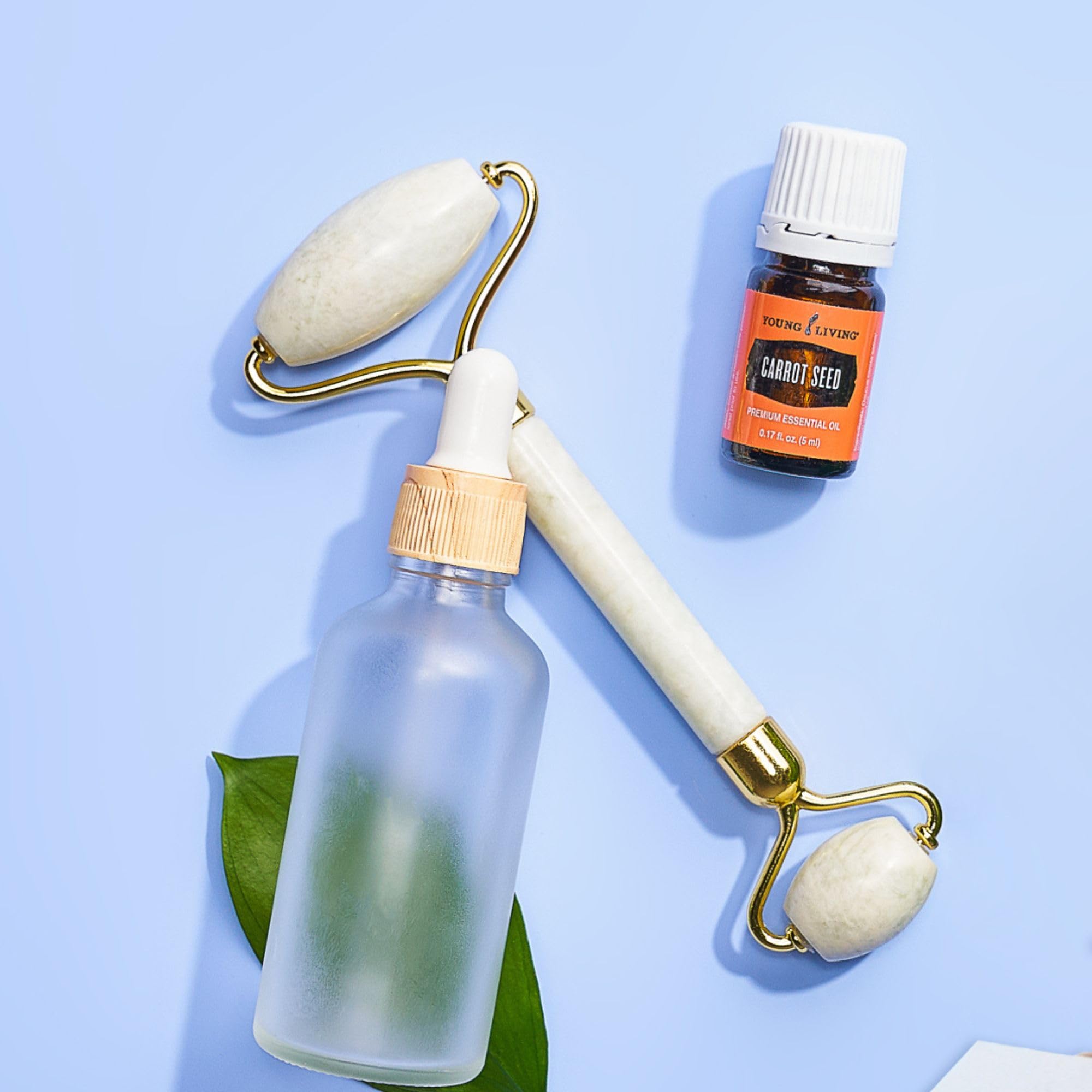 Carrot Seed Oil skin-application shot supports soothing balanced complexion.