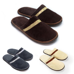 CarryEpic disposable slippers three-pack set for guest use and convenience.
