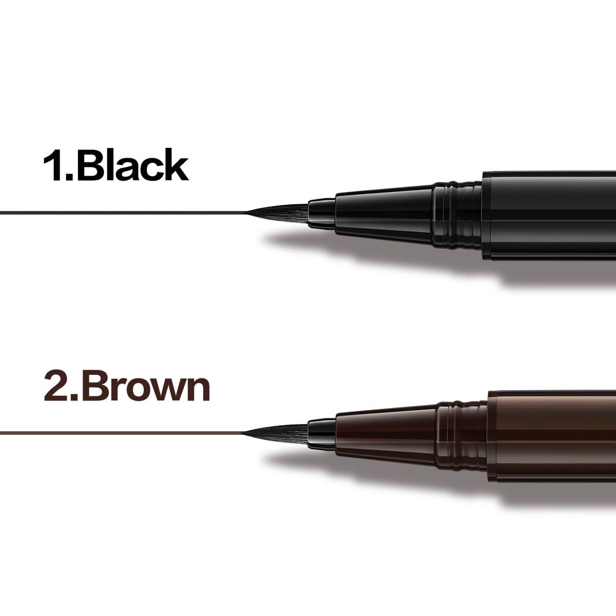CARSLAN eyeliner quick-dry formula shown during the drying moment.