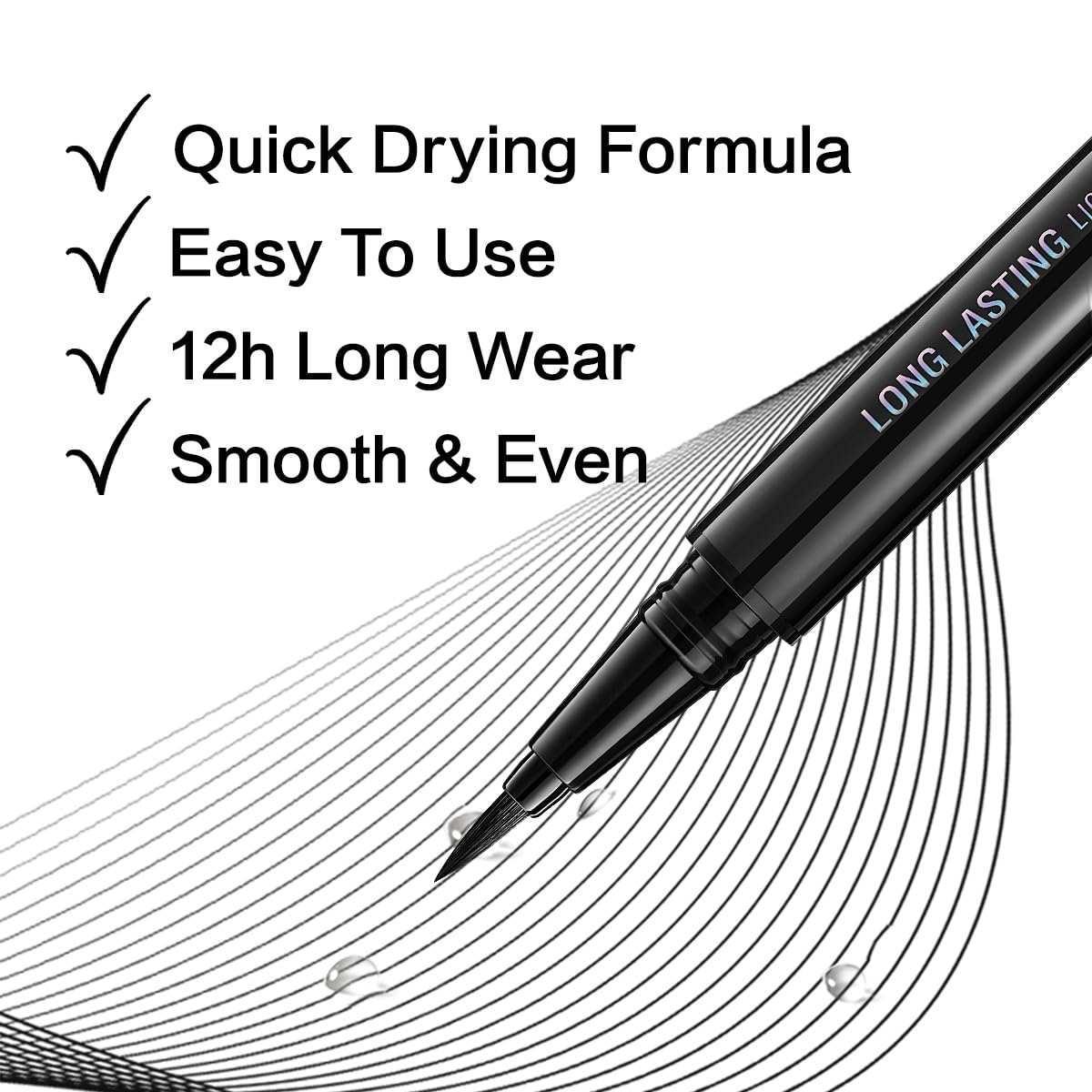 CARSLAN eyeliner wing demo demonstrating precise wing for bold evening looks.
