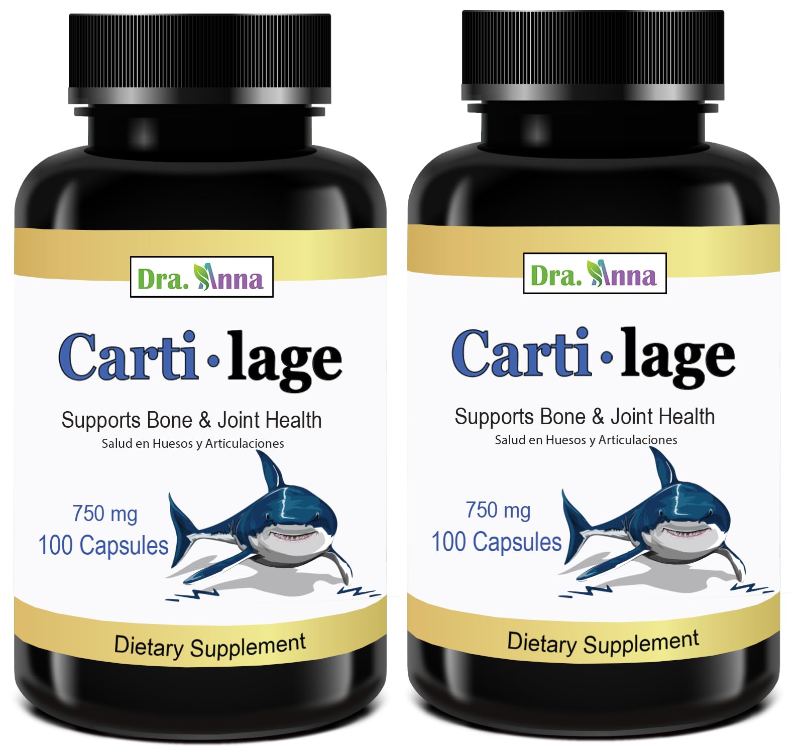 Carti.Lage bottle label with 100 capsules