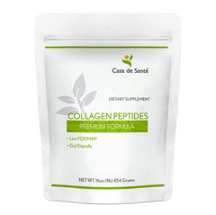 Casa de Sante Low FODMAP Certified Collagen Peptides bottle label