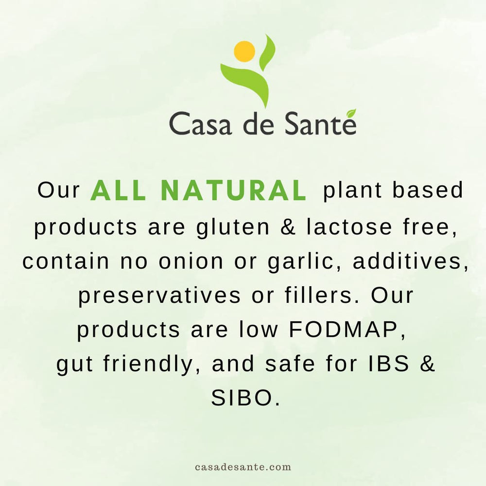 Front view of Casa de Sante packaging for Low FODMAP Collagen Peptides