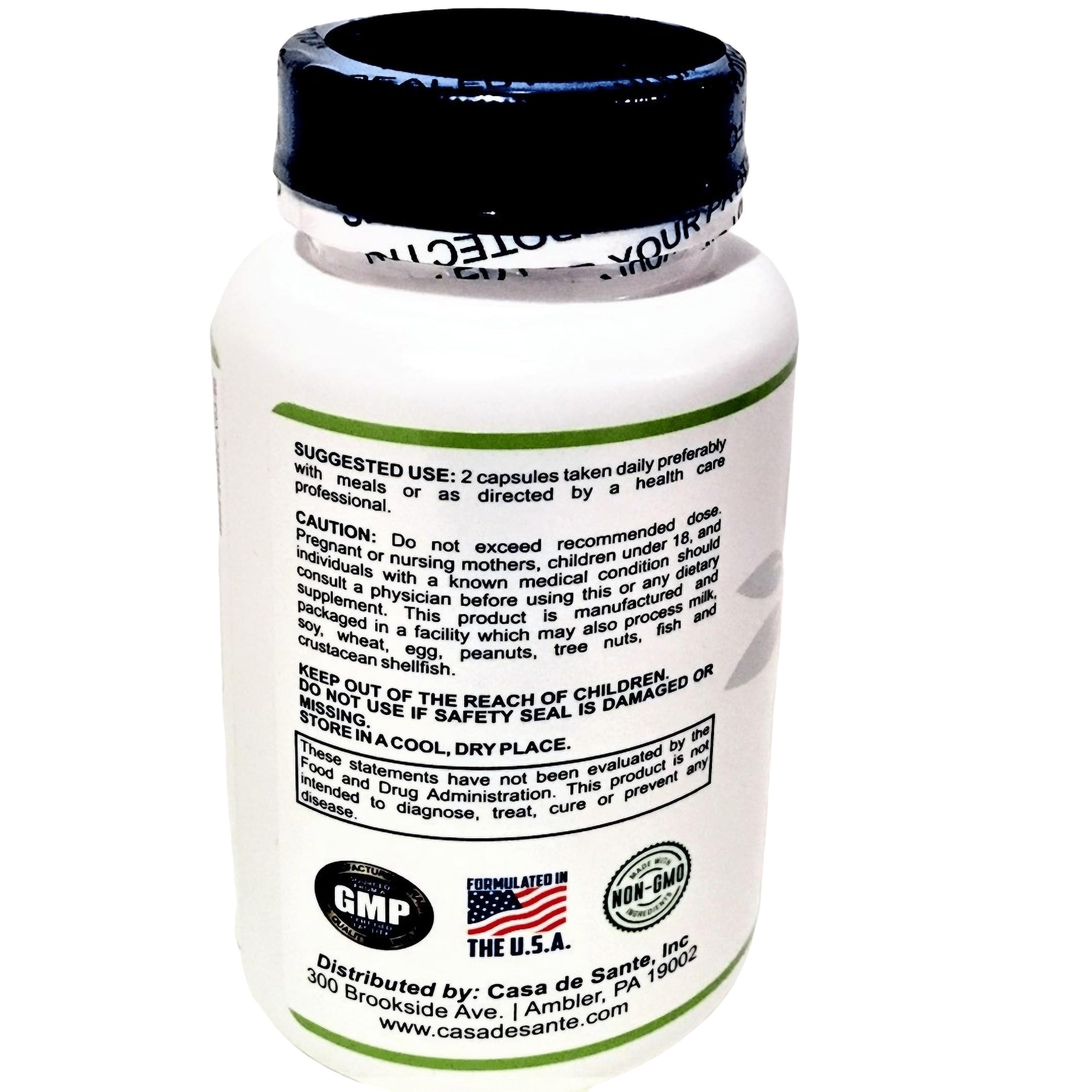 Free from gluten, soy, and inulin for sensitive diets