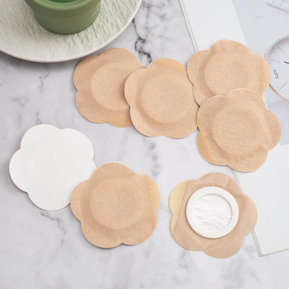 Skin-friendly breathable patches close-up