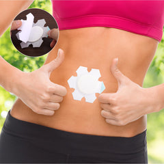 Breathable, absorbent castor oil pads for belly button