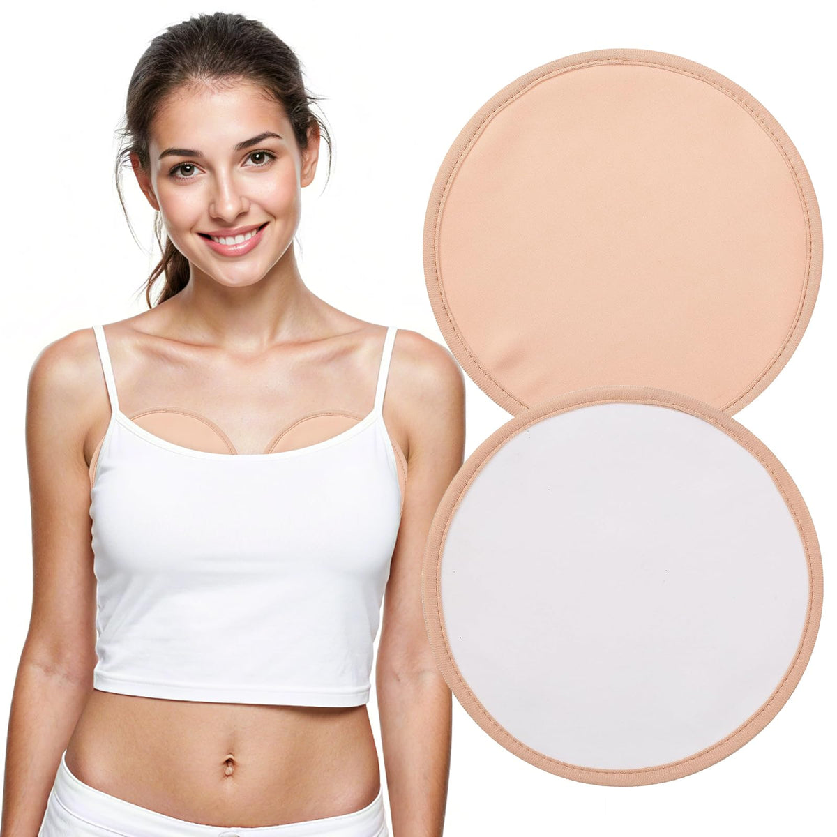 2pcs Supper Large Castor Oil Breast Pack with 9.5 inch wrap