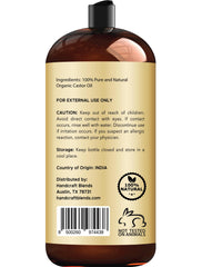 Castor oil for eyelashes and eyebrows
