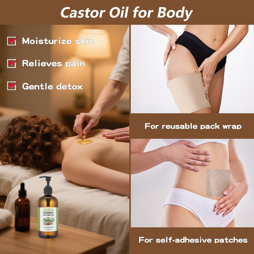 Castor oil for hair growth on lashes and brows