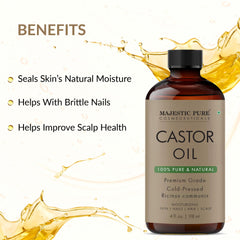 Moisturizing and nourishing skin and hair with castor oil