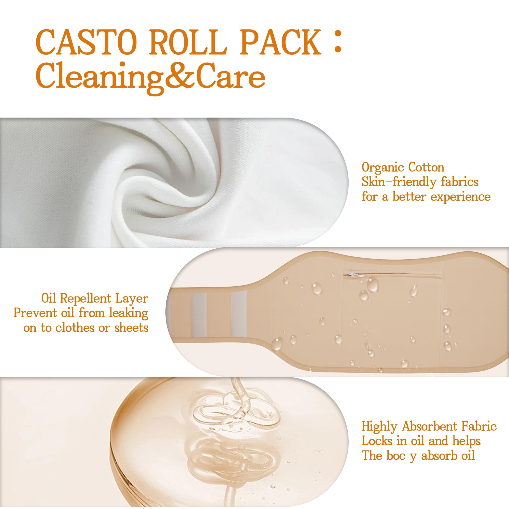 Castor oil pack foot packs