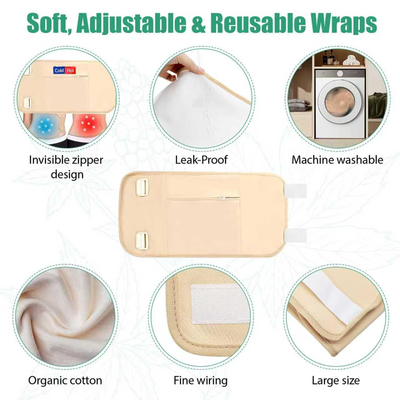 Breast wraps (2) included in the kit