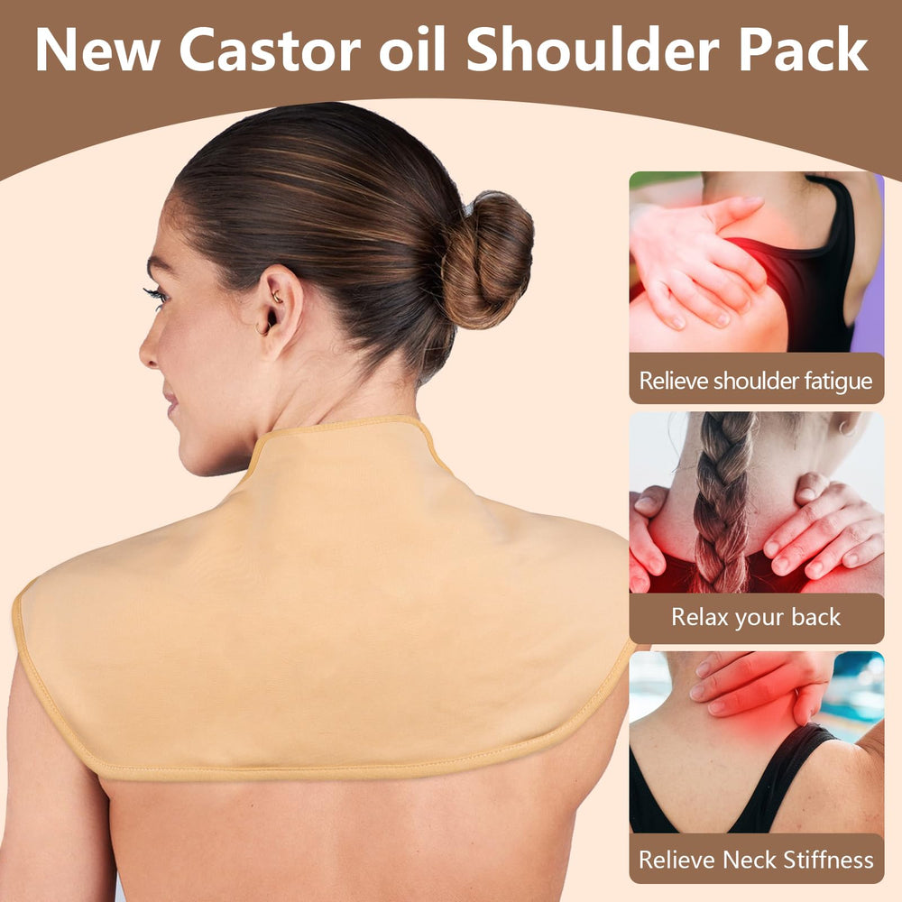 Castor oil pack wrap for hands