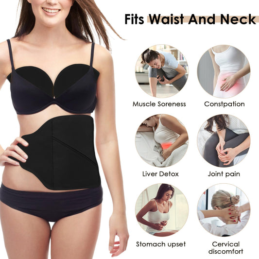 Castor oil pack chest wrap component 1 from the kit