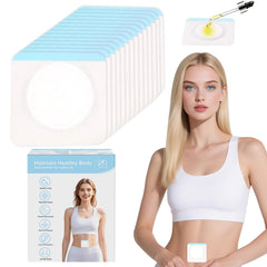 Castor oil pack patches for belly button – disposable 8x8 cm organic cotton pads