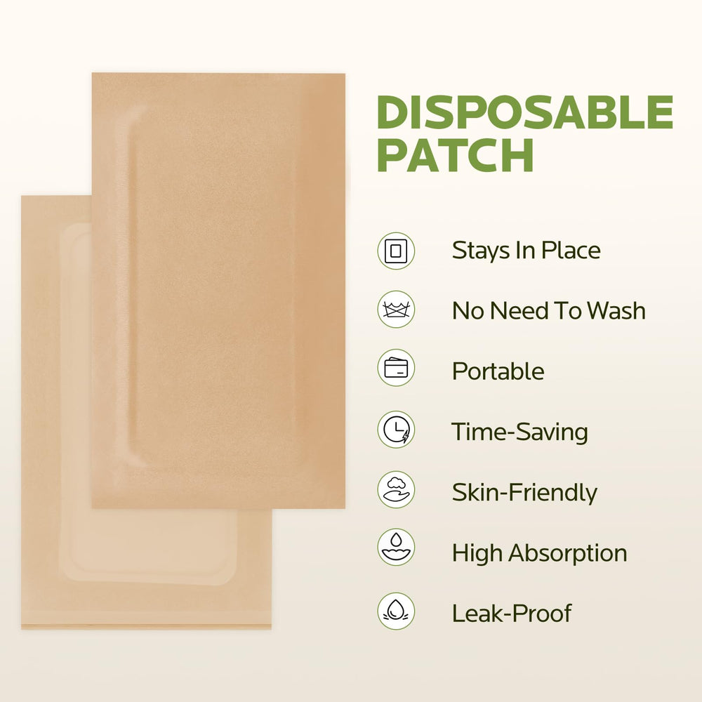 10 medium patches (5x4 inches) for neck, knees, arms