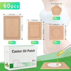 L size castor oil pack patch 7.87 x 5.91 inches