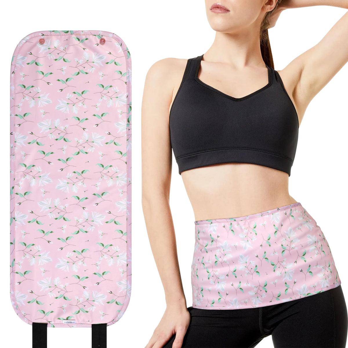 Inner soft bamboo-cotton layer of pelvic castor oil pack