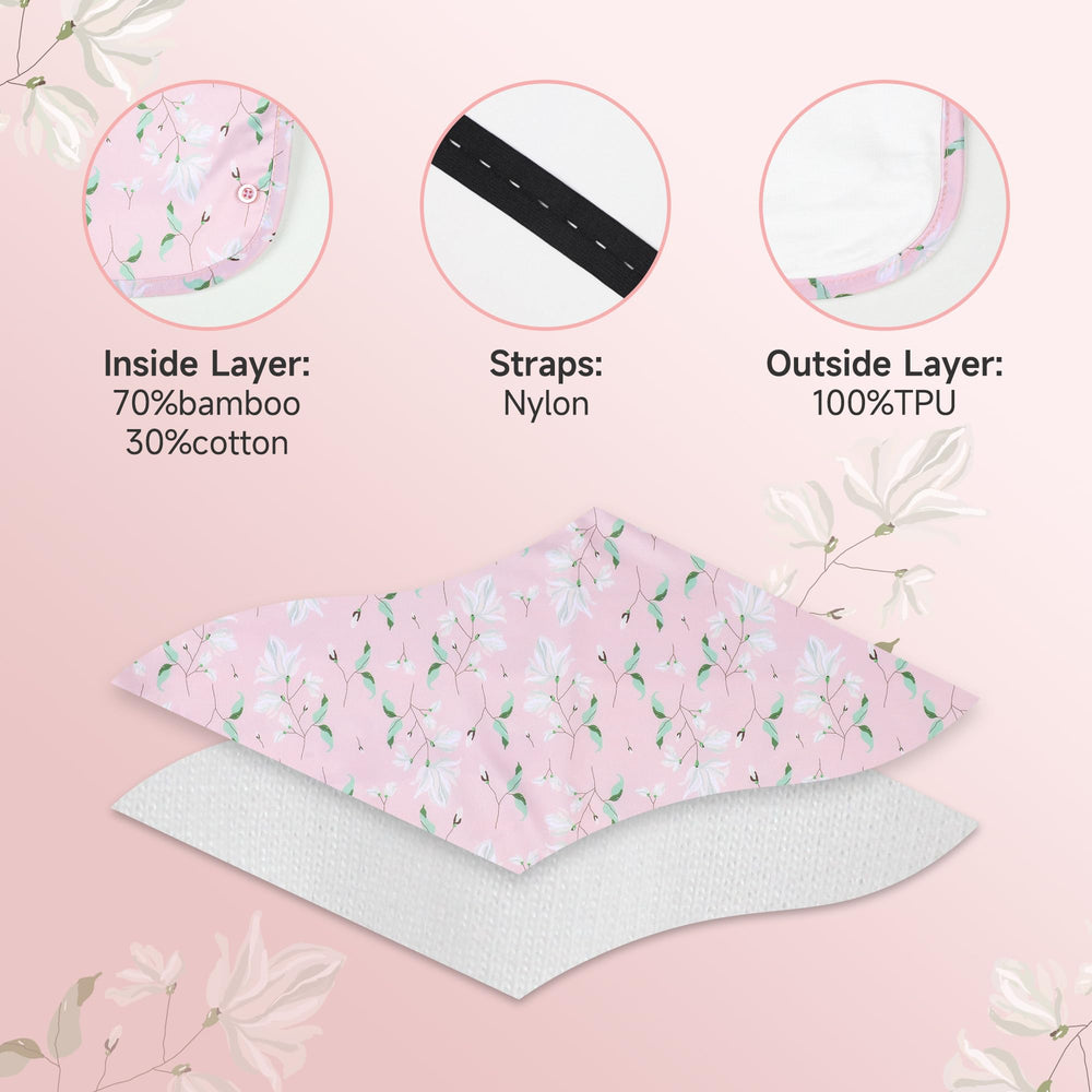 Middle organic cotton flannel layer of castor oil pack