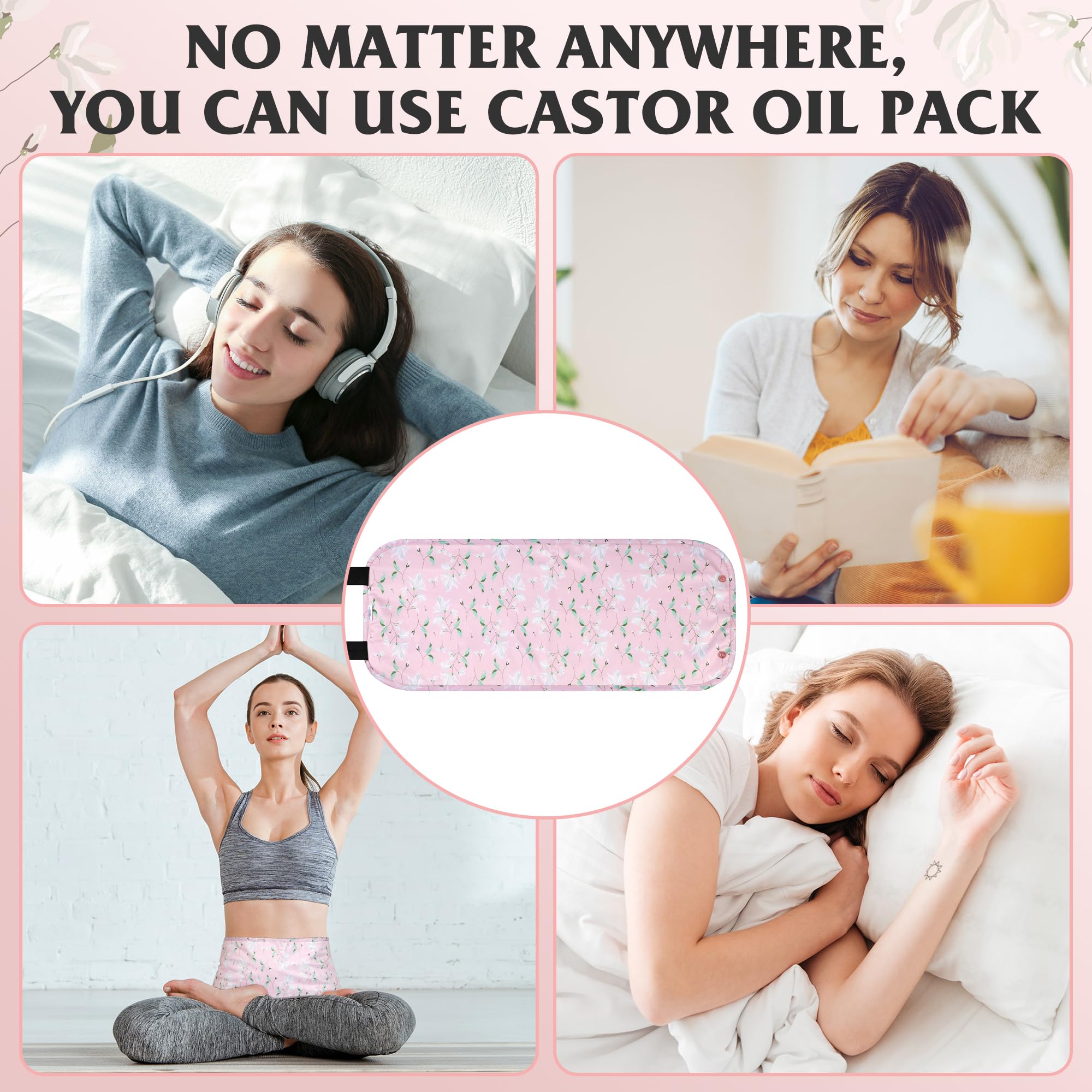 Detail of materials and construction of the pelvic castor oil pack