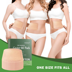 Castor oil pack sizes and coverage