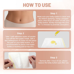 Double-layer spill-proof castor oil pack design