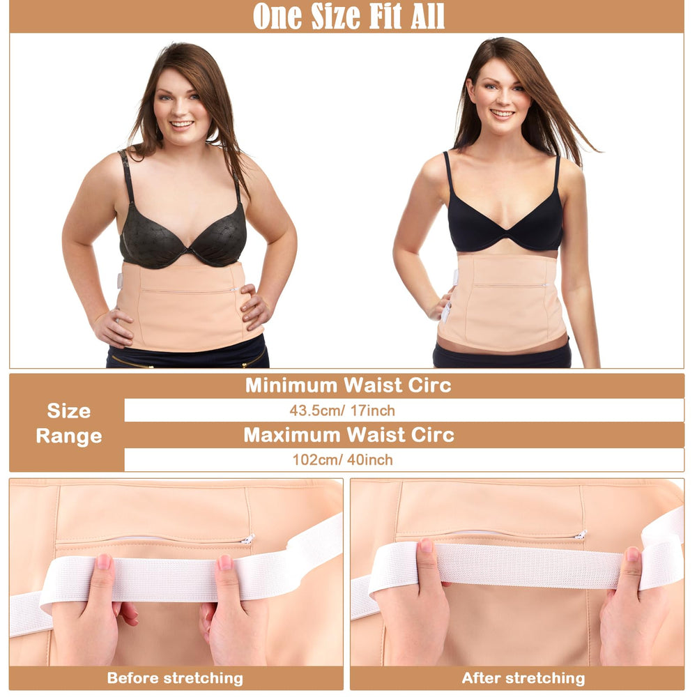 Waist castor oil pack wrap