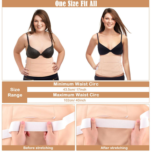Waist castor oil pack wrap