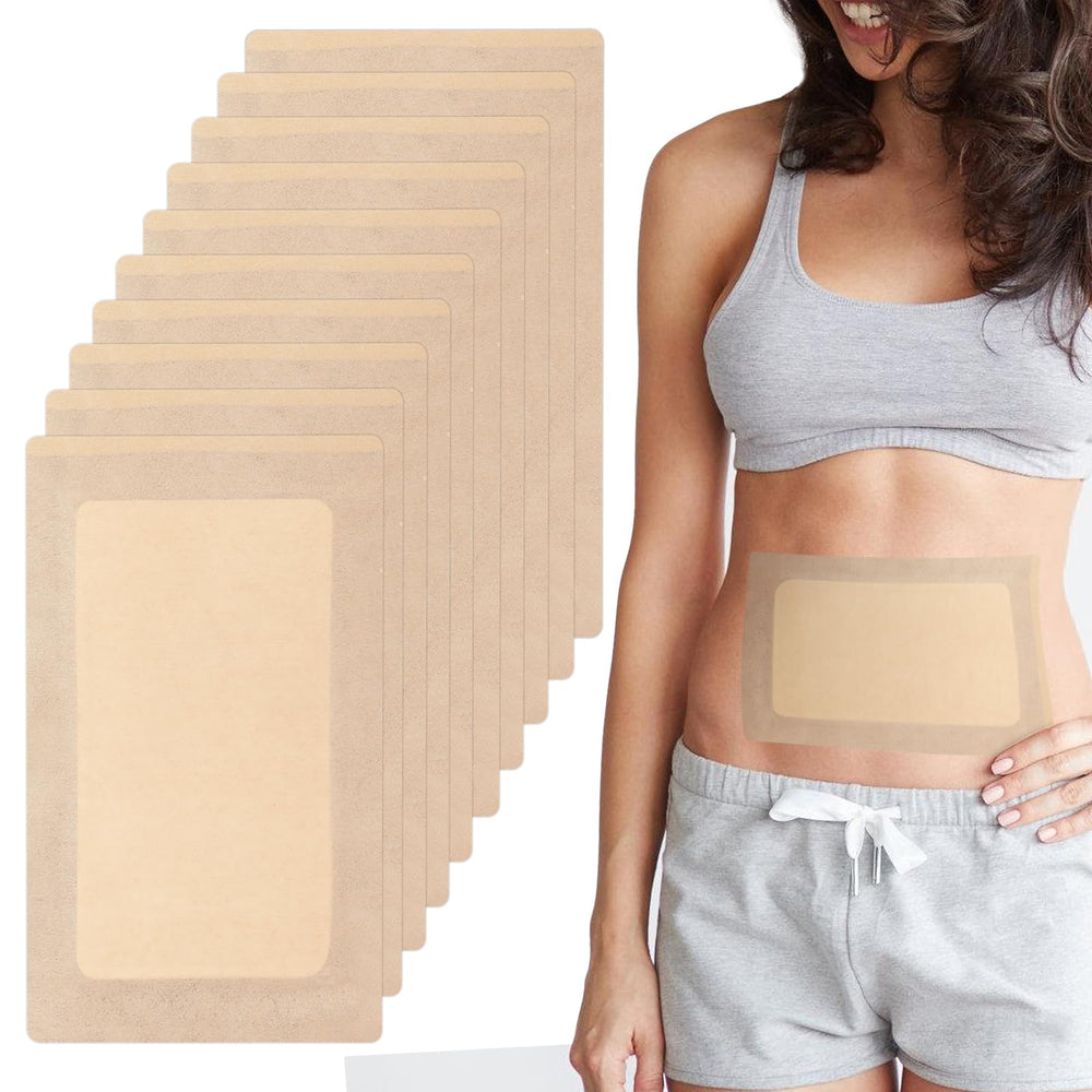 10pcs Castor Oil Pack Wrap front view