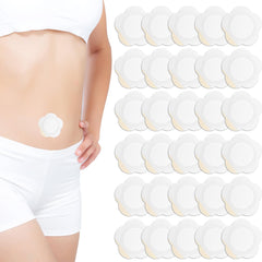 30-pack belly button castor oil wraps – outer 7 cm diameter