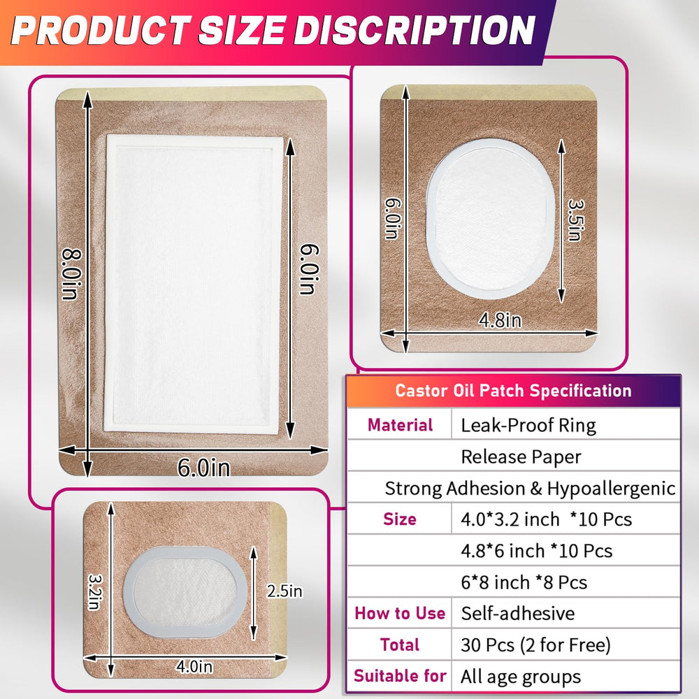 Self-adhesive patch ready to apply