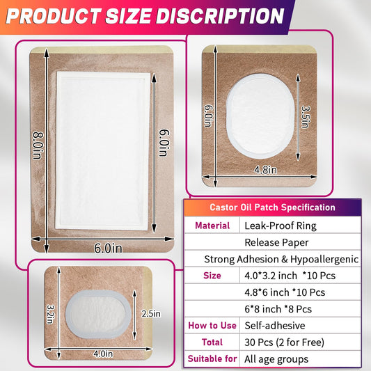 Self-adhesive patch ready to apply