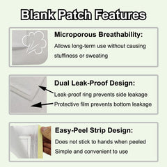 Breathable mesh organic cotton castor oil pack close-up