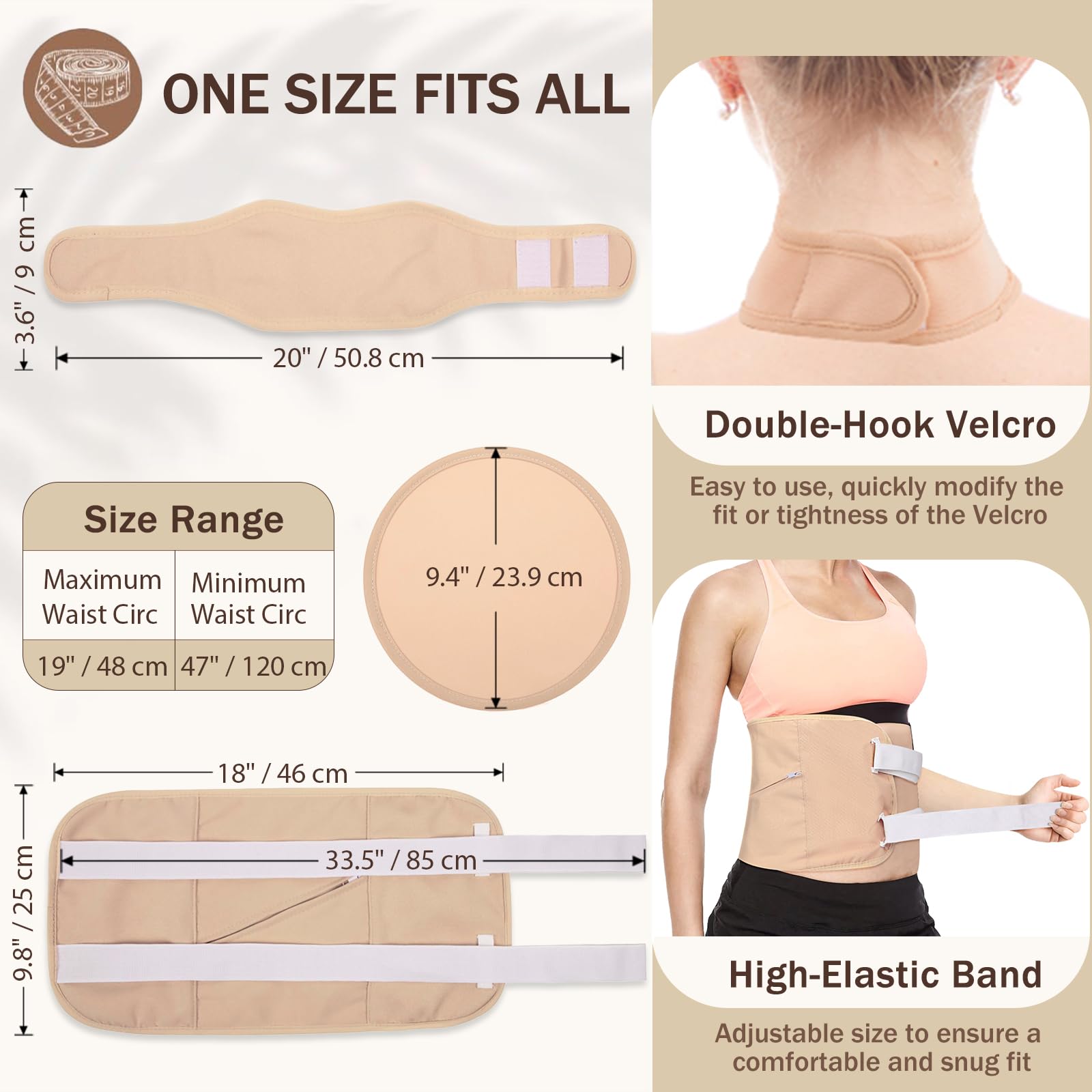 Breast wrap components for castor oil therapy