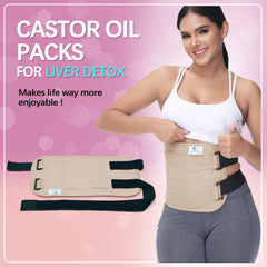 Easy cleaning and compact storage of Castor Oil Pack Wrap