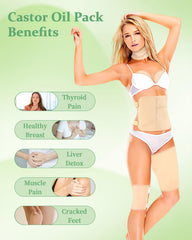 Castor Oil Pack Wrap for Chest - Pack 1