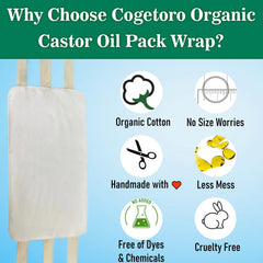 Chest pack of castor oil pack kit
