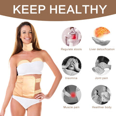 Castor oil pack wrap foot