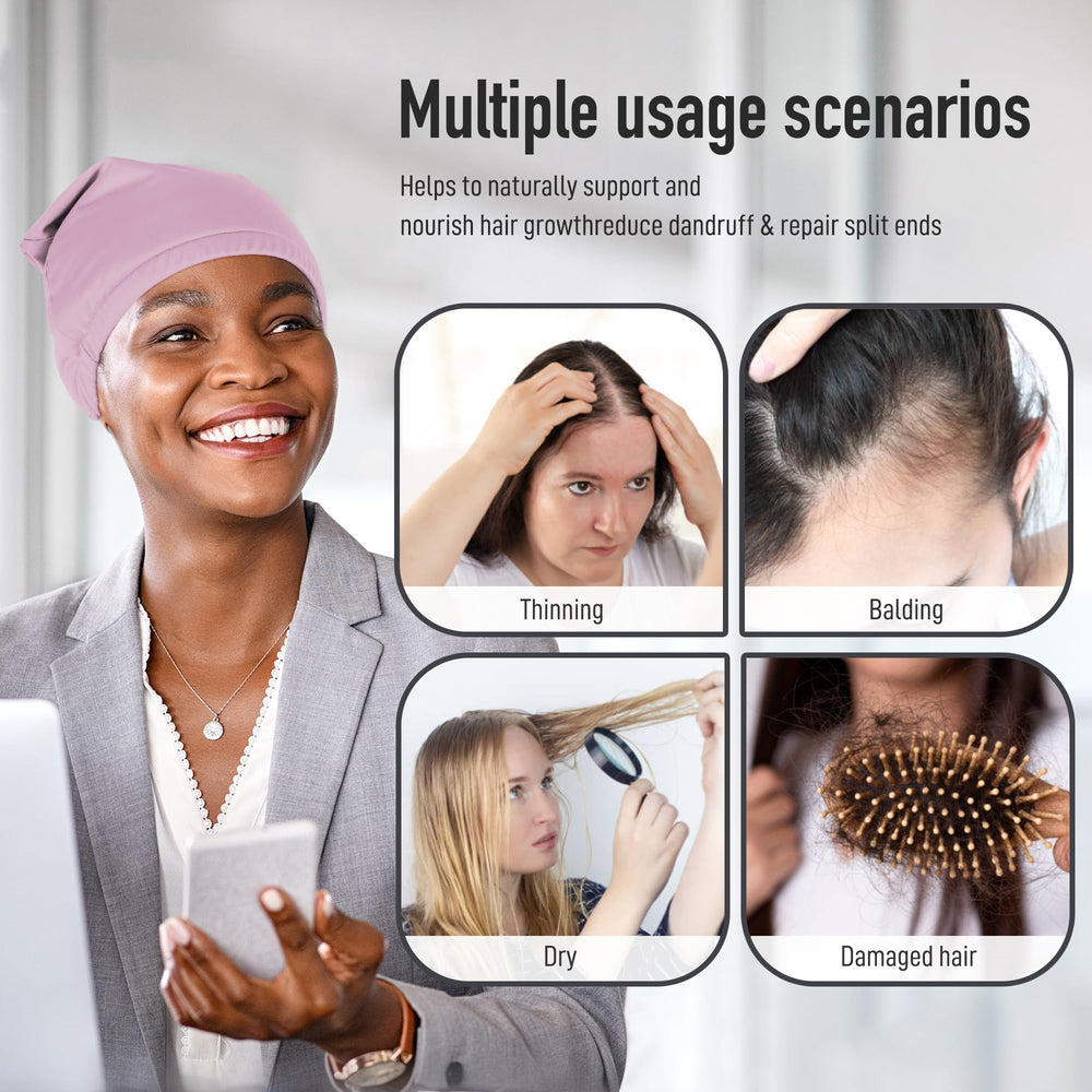 Inner organic cotton layer of the hair pack wrap