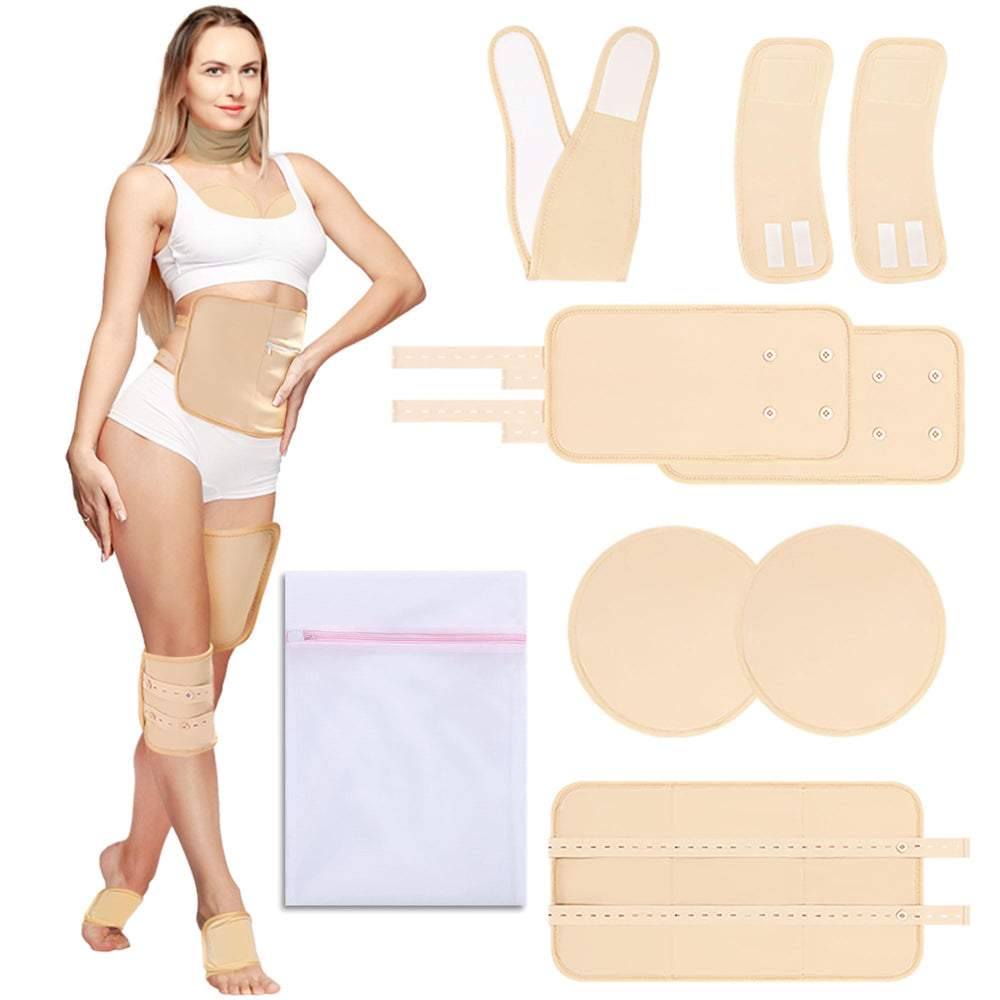 Castor Oil Pack Wrap Kit neck and waist organic cotton