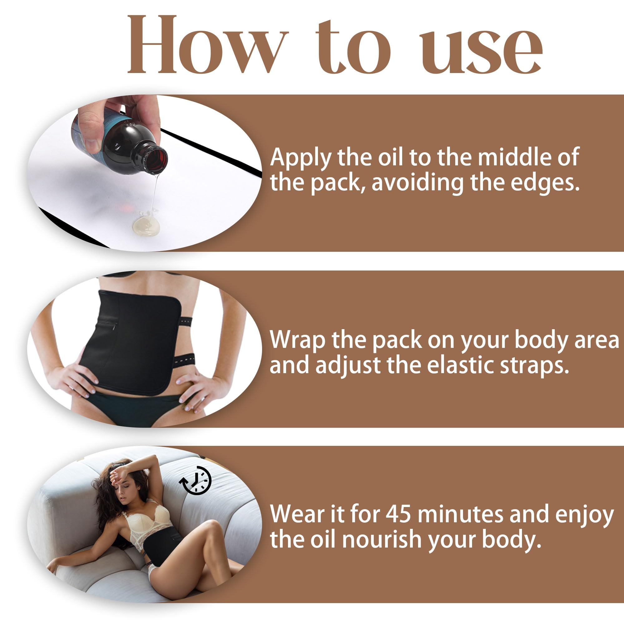 Laundry bag for Castor Oil Pack Wrap kit