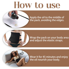 Laundry bag for Castor Oil Pack Wrap kit