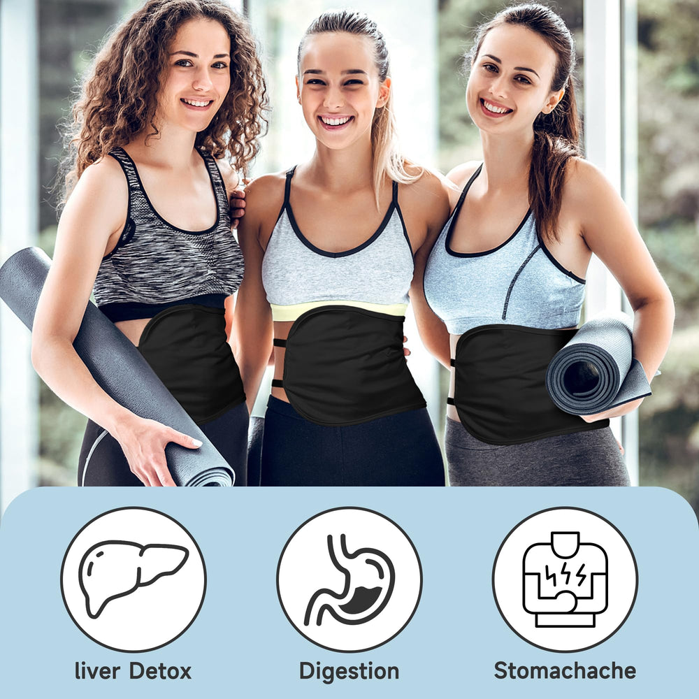 Castor oil pack used for liver detox routine