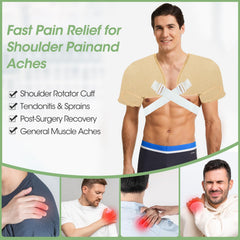 Castor Oil Pack Wrap for Men knee packs