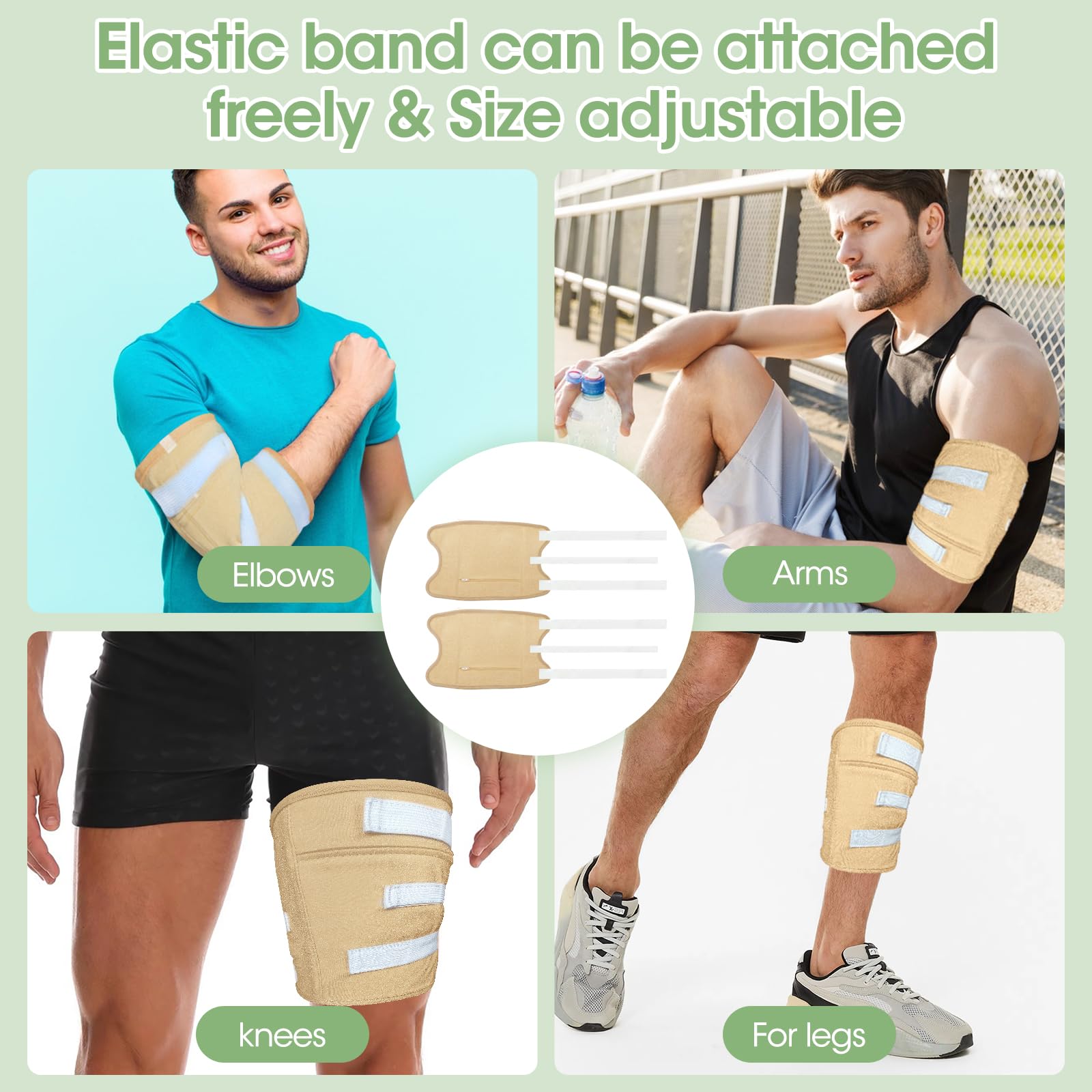 Castor Oil Pack Wrap for Men leg packs