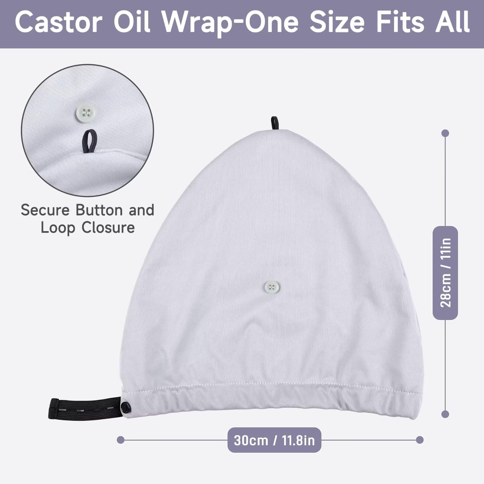 Elastic adjustable band for a secure, comfortable fit